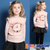 JELISPOON吉哩熊韩国童装冬季新款女童小巧可爱飞边T恤(150 桃粉色)第5张高清大图