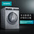 西门子 WG52A1U80W 10公斤 大容量除菌祛螨家用全自动变频滚筒洗衣机第3张高清大图