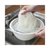 多功能双层沥水篮 厨房可旋转洗菜盆创意塑料滤水洗水果洗米篮子(粉色)第3张高清大图