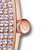 帝浪(DILANG)手表 超薄女士手表 简约石英女表进口机芯Q2(玫金色 钢带)第6张高清大图