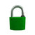 苏识 40mm梅花塑钢锁（计价单位：把）颜色：绿色(绿色 默认)第5张高清大图