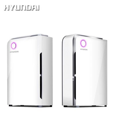 韩国现代HYUNDAI空气净化器KJ315F-HD6S高端智能空气净化器自动感光(白色 新品)