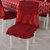 木儿家居桌布布艺茶几布餐桌布长方形椅垫椅套套装蕾丝镂空喜庆红(维多利亚桌布 90*90cm)第5张高清大图