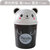 桌面迷你时尚动物带盖垃圾桶A953创意卡通杂物保洁收纳桶lq0300(黑色熊猫)第5张高清大图