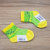 史努比 正品新款春夏纯棉婴幼儿宝宝网眼袜 S4102(绿黄 6-8cm(0-6个月）)第2张高清大图
