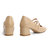 森达2021秋季新款商场同款甜美玛丽珍气质粗跟女浅口单鞋3EH01CQ1(杏色 36)第3张高清大图