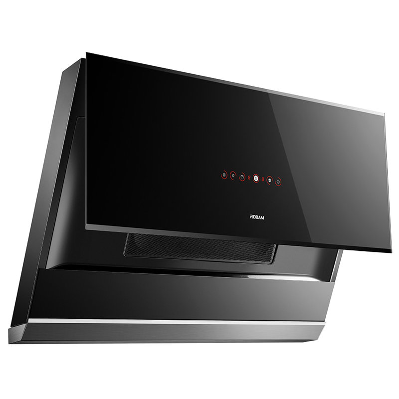 老板robamcxw2205701jzt9b00侧吸钢化玻璃嵌入式烟灶套餐