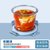 圆形玻璃饭盒微波炉加热专用碗带盖汤碗耐高温水果燕麦早餐碗单个(星海蓝800毫升×1+餐具套装)第3张高清大图