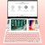 无线蓝牙智能键盘办公专用打字可爱迷你ipad手机平板DT-539(粉色)第4张高清大图