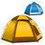 户外六角全自动帐篷弹簧杆露营帐篷免搭建单层3-4人5人大帐篷多人(黄色)第2张高清大图