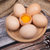 城南堡花 新鲜鸡蛋 初生蛋 谷物饲养生鸡蛋 个头不大(40枚装)第2张高清大图