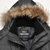 南极人 男士商务休闲貂子毛领连帽加厚中长款羽绒服 温暖冬季必备防风防寒羽绒服外套(卡其色（带毛领） 175)第3张高清大图