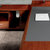 办公家具贴实木皮经理桌现代简约油漆老板桌写字台单人位1.6米(1600*800*760 办公椅*1)第4张高清大图