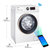 海尔（Haier）洗衣机洗烘一体9公斤全自动滚筒XQG90U1空气洗羽绒洗干衣机 变频节能静音第4张高清大图