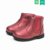 巴拉巴拉儿童靴子女童冬季鞋2018新款保暖加绒短靴冬季鞋潮宝宝鞋(24码/15.5cm 中国红)第2张高清大图