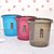 创简坊加厚大号创意水桶塑料家用储水桶欧式带盖提水桶加厚小形桶小水桶(中号蓝色18L)第4张高清大图