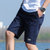富贵鸟男士短裤男五分裤2021夏季新款宽松透气健身跑步休闲运动裤沙滩裤8026(粉红色 L)第4张高清大图