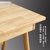 物槿 实木书桌电脑桌LXPT-01(胡桃色单桌+椅子 120cm)第5张高清大图