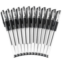 得力6600ES中性笔标准子弹头6600 0.5mm 水笔 签字笔 12支装 6600ES黑色