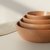 日式木碗家用无漆餐具2022新款ins蔬菜水果盘沙拉碗儿童木碗汤碗(榉木沙拉碗小号（12.5*4.5）)第4张高清大图