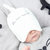 牛奶朋友婴儿帽春秋宝宝盆帽夏季新生儿遮阳帽儿童蕾丝系带公主帽(奶白色（单帽） 均码（38-44cm）)第2张高清大图