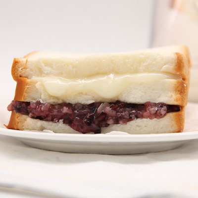 佰味葫芦紫米面包110g*10袋奶酪三明治夹心切片营养早餐零食(自定义 自定义)