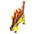 福九易玩具恐龙玩具软胶超大号可发声动物46cm霸王龙 恐龙玩具套装 生日礼物 男孩女孩 节日礼物 剑龙F2309(混合色)第4张高清大图