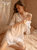 珊派性感睡衣女夏纯欲风薄款制服中长款大码男友风白衬衫雪纺睡裙(白色 160(M) 80-129斤)第3张高清大图