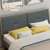 拉斐曼尼 BSA011 北欧风格实木床简约现代1.8米主卧软靠背床双人床(图片 床+床头柜*2+床垫)第3张高清大图