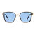 明星新款女士太阳镜墨镜 时尚猫眼网红墨镜防紫外线护目镜(金框上粉下灰片 明星太阳镜)第5张高清大图