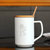 创简坊（CJIANFF） 陶瓷情侣杯马克杯可爱水杯带盖勺早餐杯牛奶咖啡杯子(我咯配竹盖钢勺)第4张高清大图