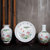 景德镇陶瓷器三件套小花瓶现代中式客厅电视柜插花工艺品装饰摆件(满园春色)第2张高清大图