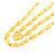 传世美钰 黄金项链 足金男士橄榄珠项链(约39.24)第3张高清大图