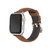 新款适用于苹果watch皮表带商务运动男女通用38/40mm皮表带(磨砂款-黑色 38/40mm)第9张高清大图