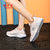 NEW BOLUNE/新百伦官方时尚女运动N字鞋女2021新款透气防滑网面跑步鞋(粉红色 40)第5张高清大图