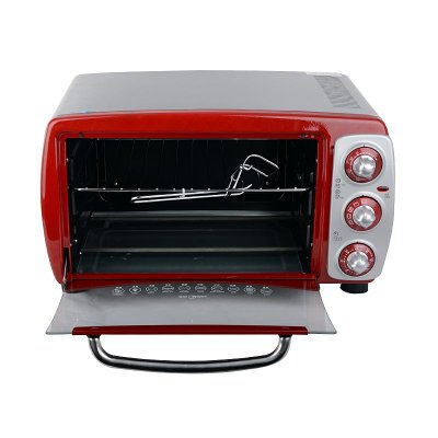 美的（Midea）25L大容积电烤箱MG25AF-PRR(旋转烧烤、热风对流、3D恒温)