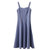 CaldiceKris （中国CK）新款牛仔蓝色吊带连衣裙CK-F1177(巧克力色)第3张高清大图
