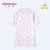 小米米minimoto男女宝宝棉睡衣浴袍睡裙(粉红 0-6个月)第2张高清大图