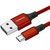 秋叶原（CHOSEAL）安卓数据线手机充电线Micro数据传输线USB充电器电源线 2米 红色 QS6802RT2第3张高清大图