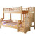 木巴子母床木质高低床上下床双层床铺省空间儿童床成人组合床(原木色C333爬梯款 默认)第5张高清大图