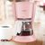 PHILIPS 飞利浦咖啡机 家用型智能科技美式滴滤式咖啡壶 HD7431粉色(粉色)第3张高清大图