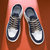鞋子男小众原创设计板鞋ins潮牌男生百搭潮流运动休闲鞋(蓝色 44)第2张高清大图