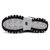 Skechers斯凯奇Dlites 黑白熊猫鞋情侣款男女运动潮鞋 99999720(黑色/白色 36)第5张高清大图