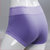 爱莎 2条装女士内裤珍珠纤维舒适高腰纯色小平角裤 颜色随机33636(颜色随机)第5张高清大图