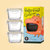 韩国glasslock原装进口婴儿辅食盒玻璃小号冷冻保鲜盒宝宝迷你储存盒三件套装(橙色盖方形210ml*3（送辅食勺）)第4张高清大图