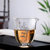 梅兰竹菊荷日式玻璃公道杯 透明六角公杯加厚茶海分茶器功夫茶具套组配件水杯(荷)第4张高清大图
