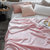 格莉安GELIAN 纯色毛毯法兰绒珊瑚绒毯子居家旅行空调被春秋毯午休毯沙发毯盖毯学生儿童通用(粉玉)第5张高清大图