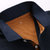 夏季新款男士短袖t恤翻领polo衫潮牌潮流上衣服男装半袖体恤3  Stz501(PB-Stz501藏蓝色（灰色袖） M)第4张高清大图