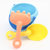 爱亲亲 宝宝套装沙滩玩具套装铲子2-3-6岁 宝宝洗澡玩具戏水儿童玩沙工具(彩色 三件套)第2张高清大图