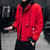 太子龙外套夹克男士短款新款秋季工装男装韩版潮流休闲上衣春秋装衣服   STZ-DQLG8806(红色 XL)第3张高清大图